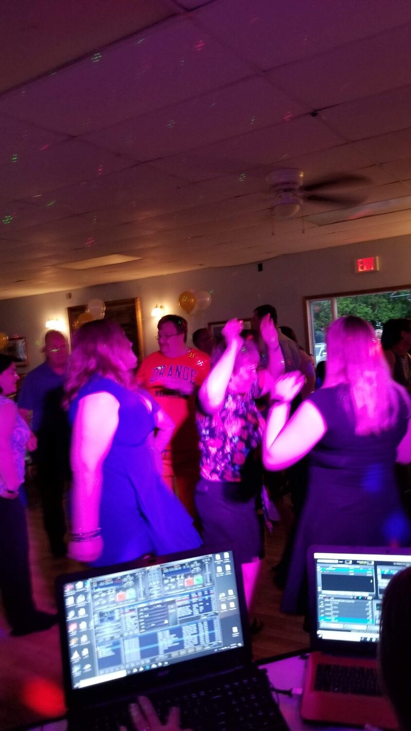 Guests enjoying an M-n-M Entertainment event