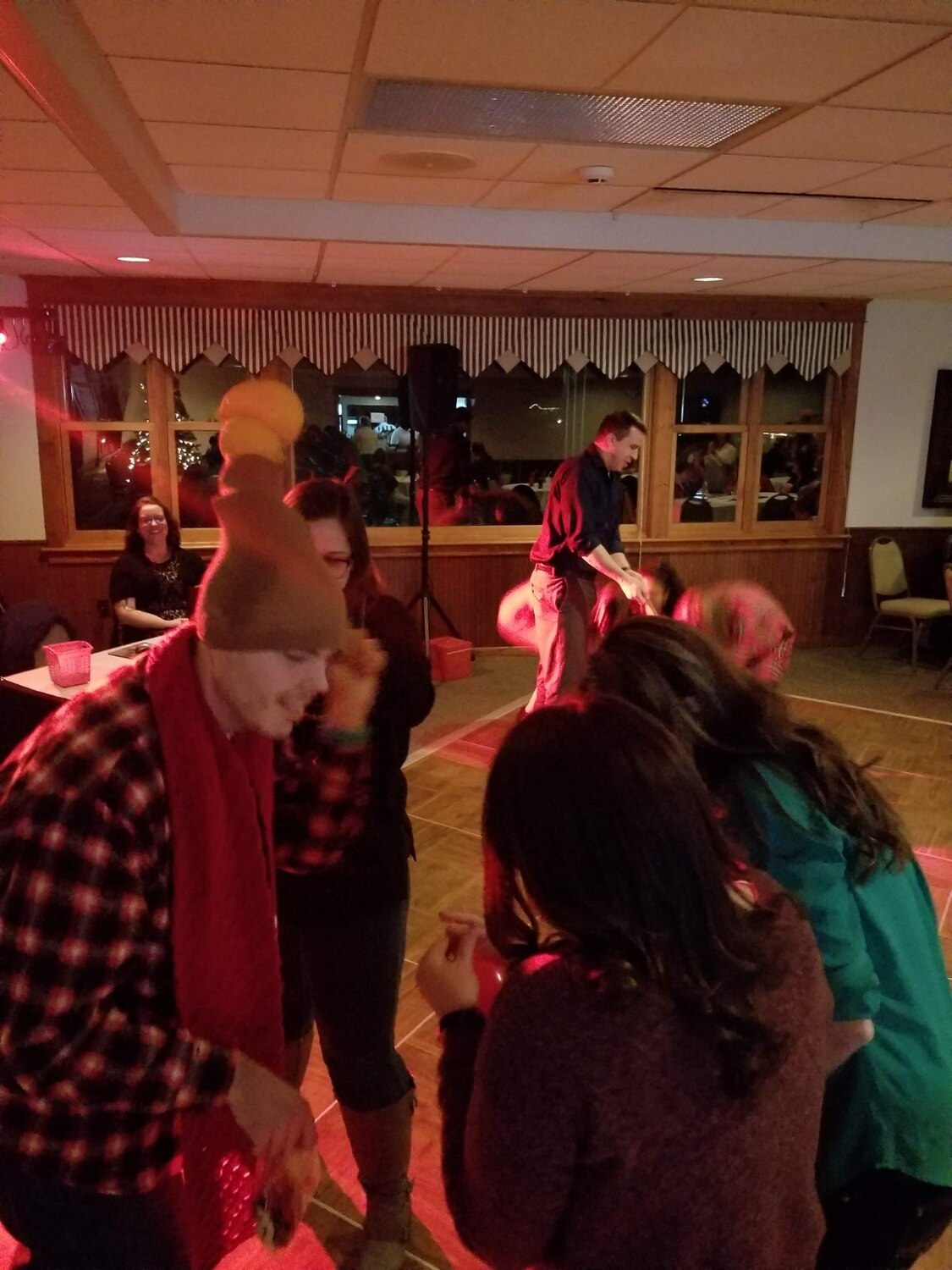 Guests dancing at a party